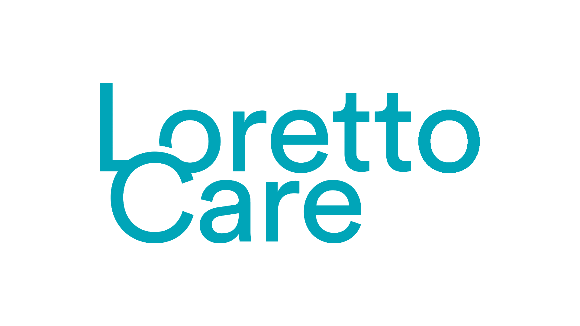 White text of the words Loretto Care